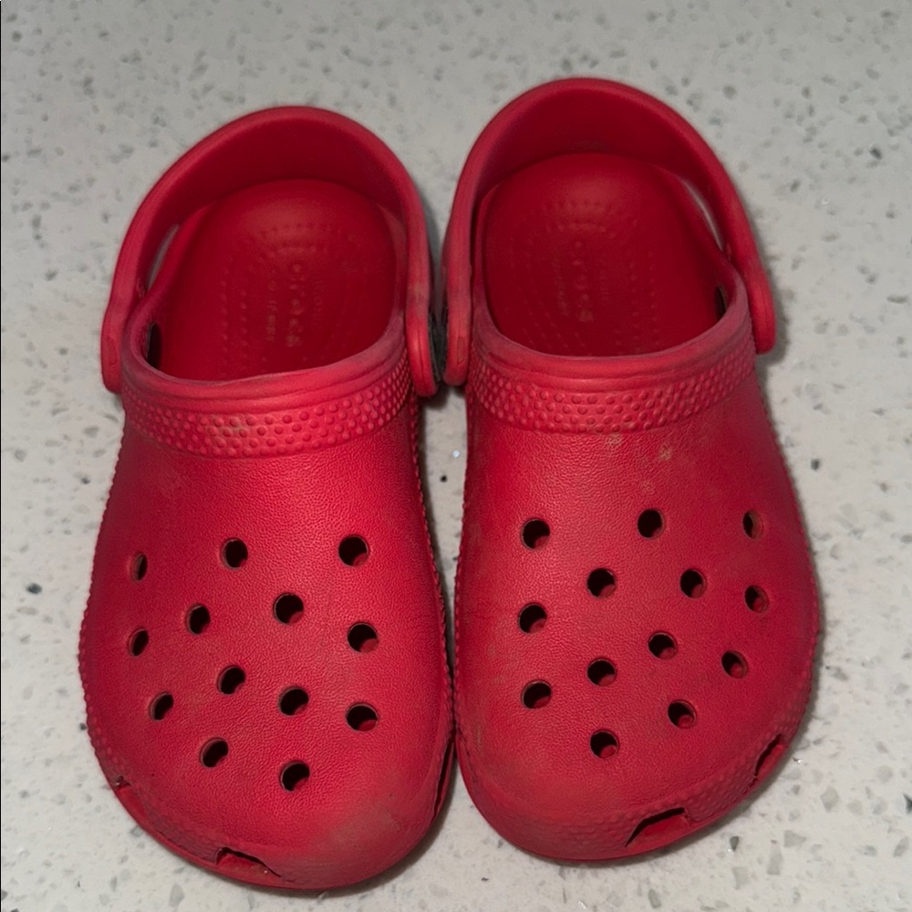 CROCS Red Water Shoes for Versatile Comfort
